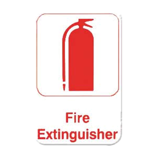 Thunder Group PLIS6913RD 6" x 9" Red Information Symbol Sign