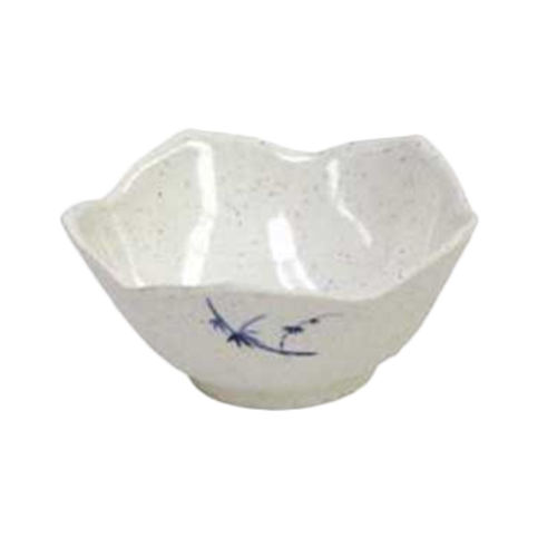 Thunder Group 1036BB 3 Oz. Blue Bamboo Melamine Dish