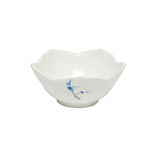 Thunder Group 1036BB 3 Oz. Blue Bamboo Melamine Dish