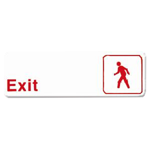 Thunder Group PLIS9307RD 9" x 3" Red Information Symbol Sign