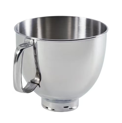 KitchenAid K5THSBP 5 Qt. Tilt-Head Polished Stainless Steel Bowl with Handle