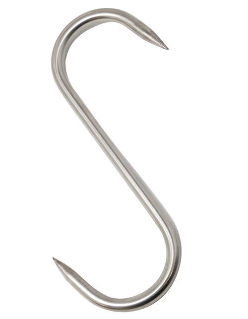 Omcan USA 10499 180 mm x 6 mm Stainless Steel S Hook