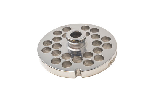 Omcan USA 11211 #32 0.50" Stainless Steel European Style Machine Plate