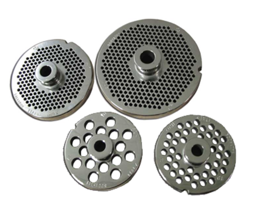 Omcan USA 11201 #22 0.25" Stainless Steel European Style Machine Plate