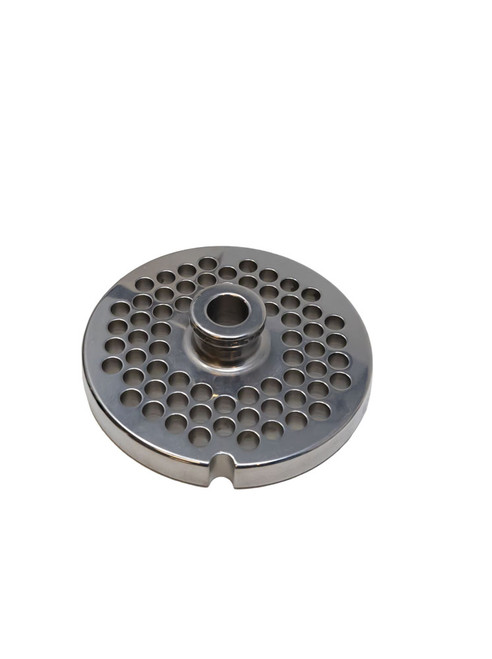 Omcan USA 11201 #22 0.25" Stainless Steel European Style Machine Plate