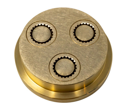 Omcan USA 13356 #108 Brass Maccheroni Rigati Pasta