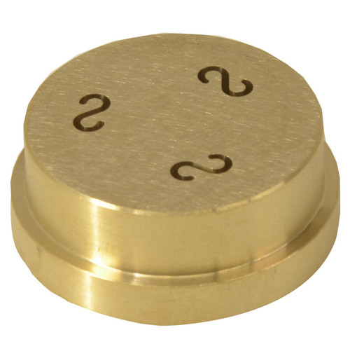 Omcan USA 21188 #386 Brass Casarecce Pasta Die