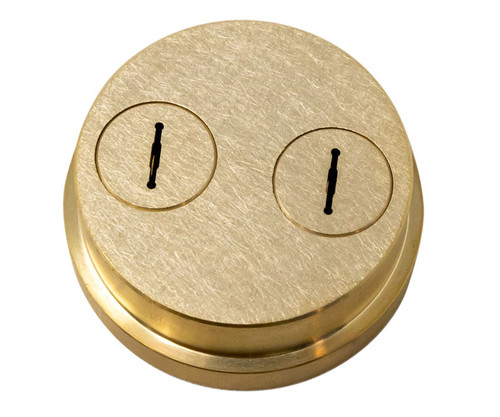 Omcan USA 23340 #47 Brass Reginette Pasta Die