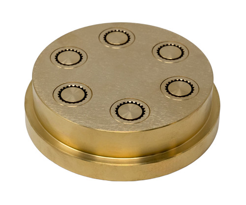 Omcan USA 20209 #109 Brass Maccheroni Rigati Pasta