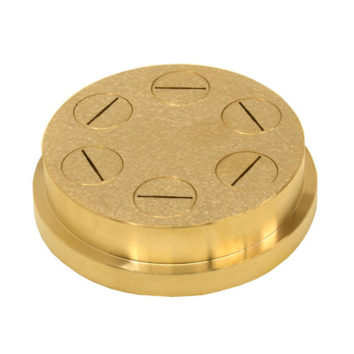 Omcan USA 19436 #51 Brass Reginette Pasta Die