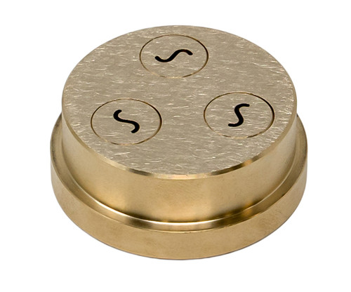 Omcan USA 22054 #131 Brass Fusilli 2 Wings