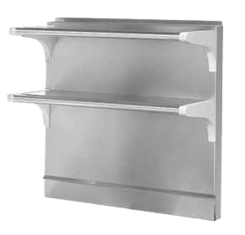 American Range HDDD-HS-11 11" W Stainless Steel Front and Sides Medallion Series Heavy Duty High Shelf