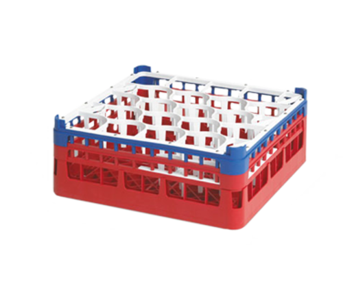 Vollrath 52702 10" W x 19.75" D x 6.38" H Polypropylene Medium Full Size (20) Compartments Signature Lemon Drop Rack