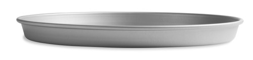 Vollrath 6714CC 14" Diameter x 1 1/2" Deep Clear Coat Anodized Finish Deep Dish Pizza Pan