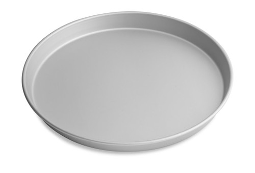 Vollrath 6714CC 14" Diameter x 1 1/2" Deep Clear Coat Anodized Finish Deep Dish Pizza Pan