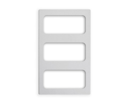 Vollrath 8244220 21.13" W x 12.75" D Plastic White Stone Pan Miramar Template