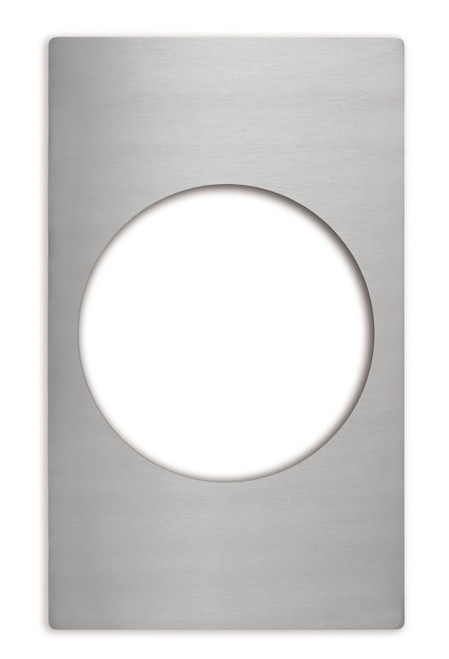 Vollrath 8243514 12.75" x 21.50" Stainless Steel (1) Large Round Cutout Miramar Single Size Template