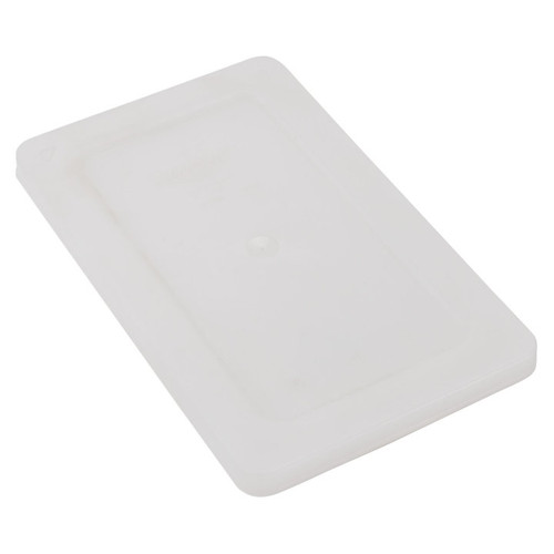Vollrath 52433 6.5" x 10.88" Polyethylene Non-Staining Super Pan V Flexible Pan Lid