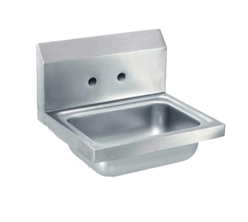 Vollrath 1410-0 17" W 2 15" D Stainless Steel Wall-Mounted Hand Sink