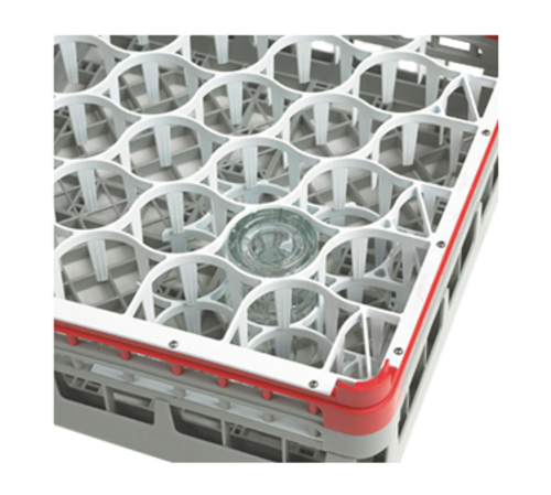 Vollrath 52816 19.75" W x 19.75" D x 7" H Polypropylene Tall Full Size (20) Compartments Signature Lemon Drop Rack