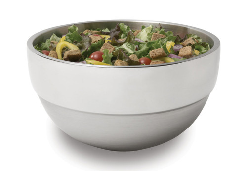 Vollrath 46669 10.1 Quarts Stainless Steel Double Wall Round Bowl