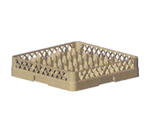 Vollrath TR12 19 3/4" W x 19 3/4" D x 4" H 30 Compartments Co-Polymer Plastic Traex Full Size Rack Max Glass/Stemware Rack