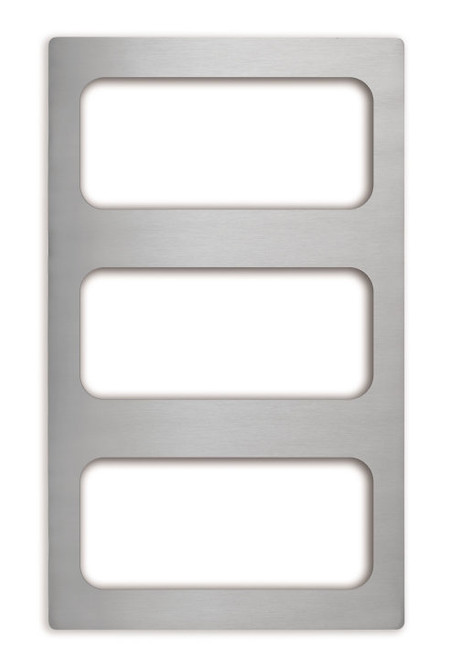 Vollrath 8244214 Underside Integral Corner Design For Extra Strength & Securing Template In Well Fits All Standard 12" x 20" Hot/Cold Wells Warmers & Chafers Miramar Stainless Steel Template