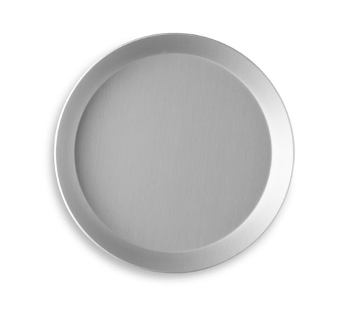 Vollrath PC08SCC 8" Dia. x 0.75" H Solid Round Aluminum Natural Pizza Pan