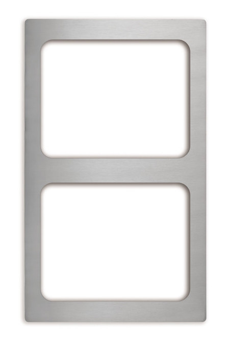 Vollrath 8244114 2 Decorative Pans Miramar Stainless Steel Template