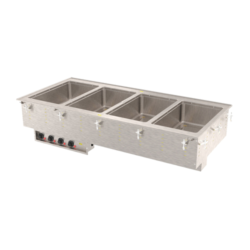 Vollrath 3640701HD 54.75" W x 26" D x 15" H Stainless Steel Drop-In Electric Infinite Control Hot Food Well Unit