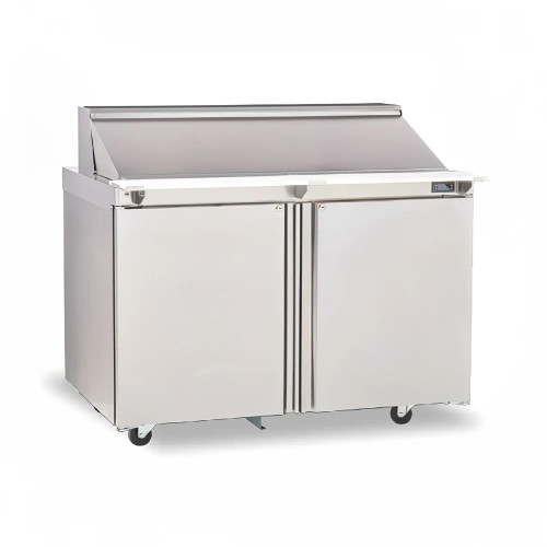 Delfield 4460NP-24M 60.13"W Two-Section Two Door Mega Top Sandwich/Salad Top Refrigerator
