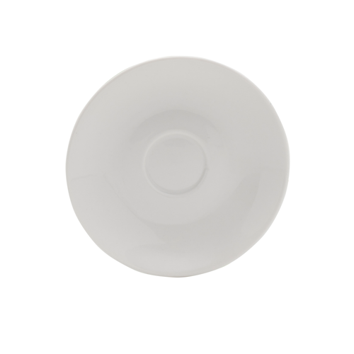 Mikasa Hospitality 5272995 5.63" W White Porcelain Round Saucer Saratoga