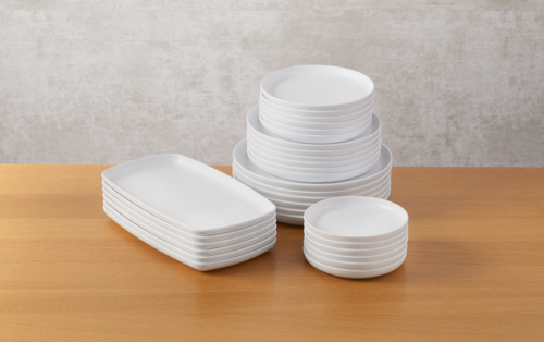 American Metalcraft ARP6WH 6.25" Dia. White Round Coupe Plate