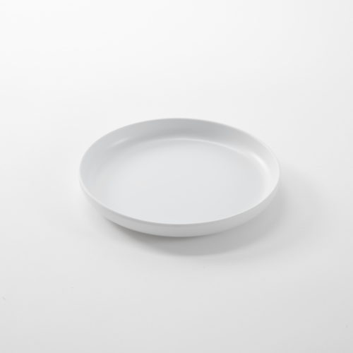 American Metalcraft ARP6WH 6.25" Dia. White Round Coupe Plate