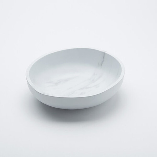 American Metalcraft MWB11 97 Oz. White Melamine Round Bowl