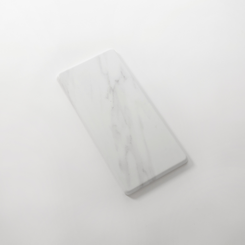 American Metalcraft MW18 17.75" L Rectangular White Melamine Serving Board