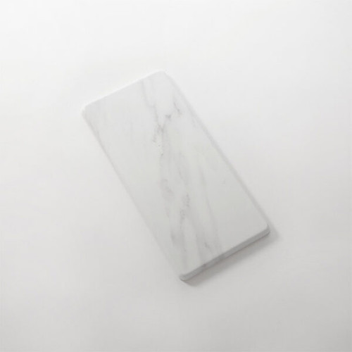 American Metalcraft MW18 17.75" L Rectangular White Melamine Serving Board