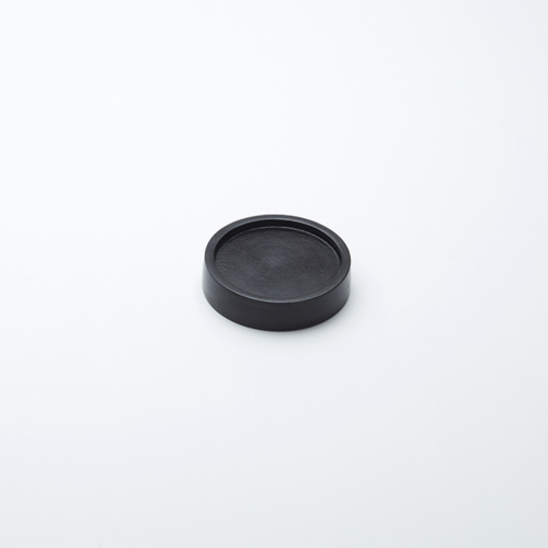 American Metalcraft MWP4 4.25" Dia. Wood Espresso Round Plate