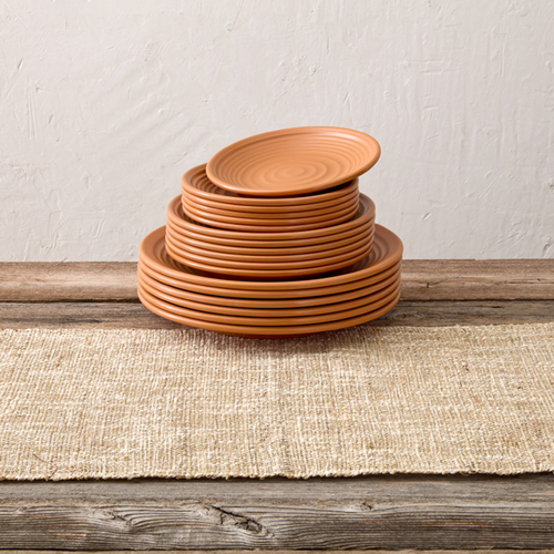 American Metalcraft MRP7TC 7.5" Dia. Orange Melamine Round Plate