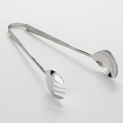 American Metalcraft SHFT11 11.75" L Stainless Steel Hand Forged Serving Tongs