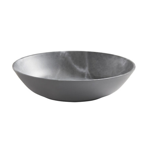 American Metalcraft MCB24GM 24 Oz. Gray Melamine Round Bowl