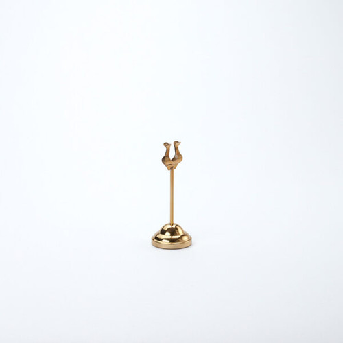 American Metalcraft HPG6 6" H Gold Metal Number Stand