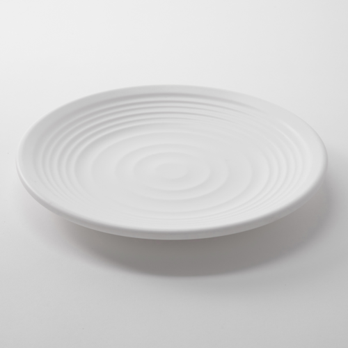 American Metalcraft MRP11CL 11" Dia. White Round Melamine Plate