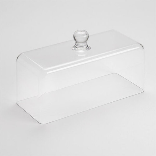 American Metalcraft LFTD135 13.5" L Acrylic Clear Rectangular Dome Cover