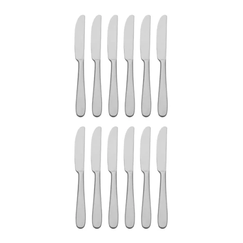 Mikasa Hospitality 5275877 7.4" L Stainless Steel City Limit Butter Knife