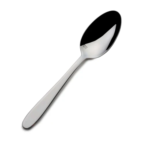 Mikasa Hospitality 5268324 7.7" Stainless Steel City Limit Satin Dessert Spoon