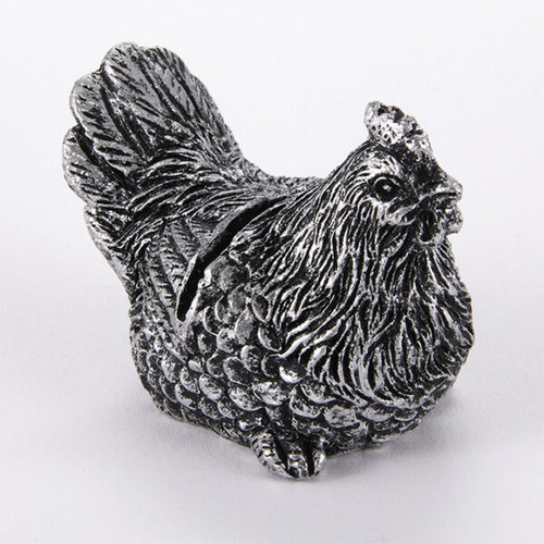 American Metalcraft CHPH 1.5" W Resin Hen Card Holder