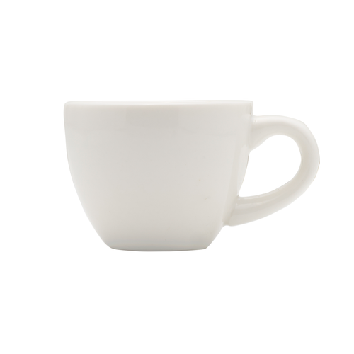Mikasa Hospitality 5272993 7 Oz. White Porcelain Coffee Cup Saratoga