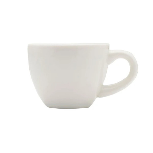 Mikasa Hospitality 5272993 7 Oz. White Porcelain Coffee Cup Saratoga