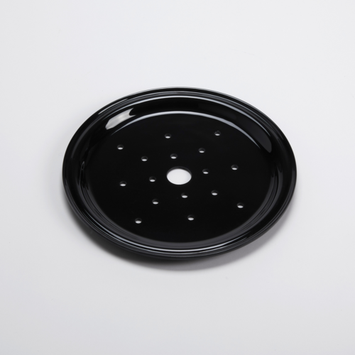 American Metalcraft MDT9B 9.38" Dia. Black Plastic Drip Tray